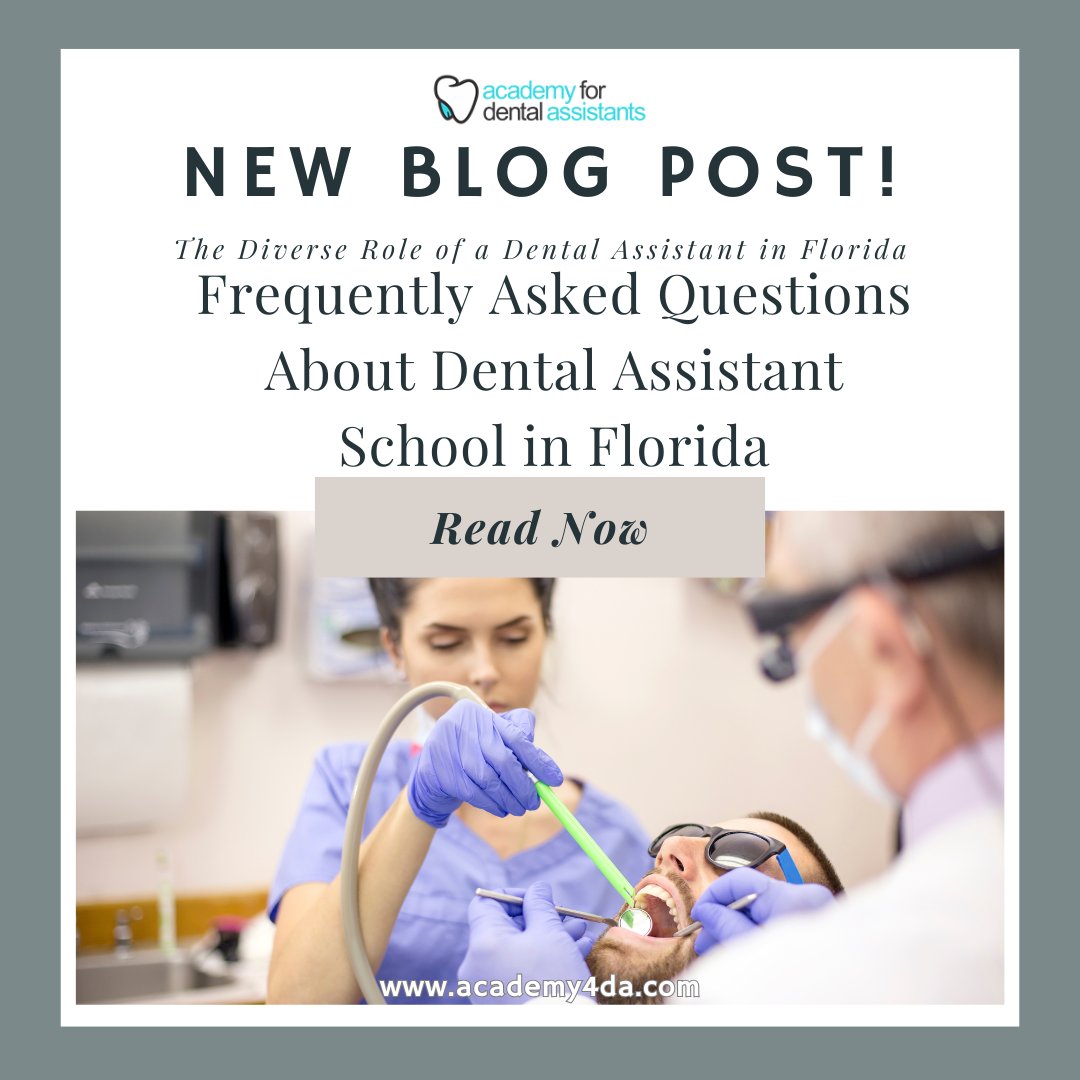 Academy4da's tweet photo. Get answers to the most common questions about dental assistant school in Florida. Learn about program length, costs, certifications, and job prospects. https://t.co/KJ82gVawUf