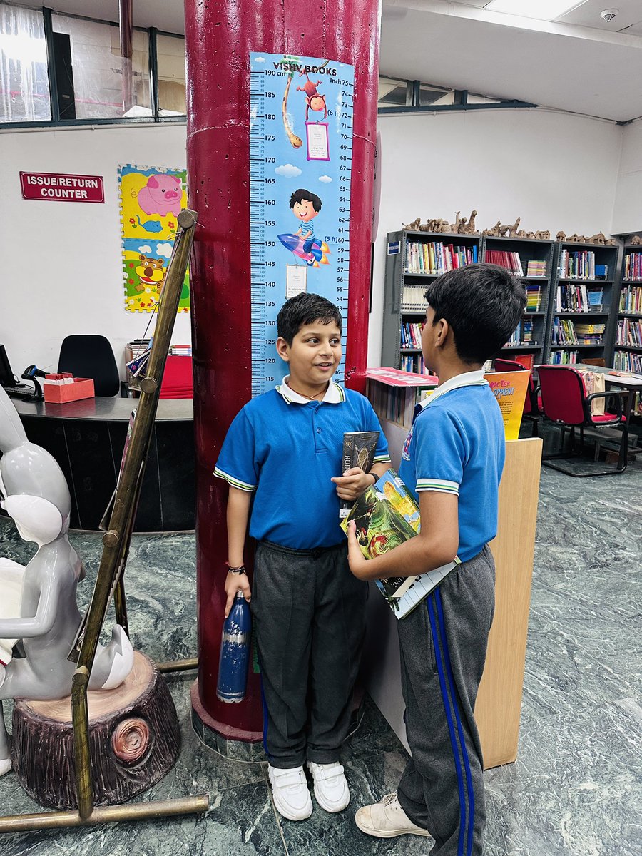 TSCSLibrary's tweet image. Library Orientation and visit organised for Class 6 B of St John’s High School, Chandigarh today #WorldBookDaycelebrations @RrrlfKolkata #WorldBookWeek