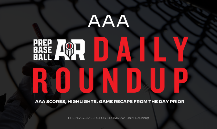 𝐀𝐀𝐀 𝐃𝐚𝐢𝐥𝐲 𝐑𝐨𝐮𝐧𝐝𝐮𝐩: 𝐀𝐩𝐫𝐢𝐥 𝟐𝟏𝐬𝐭

+ Scores and game recaps from action across the state on Monday, April 21st.

+ More from Saturday's action found here. 👇

📝: loom.ly/yo-k7kI