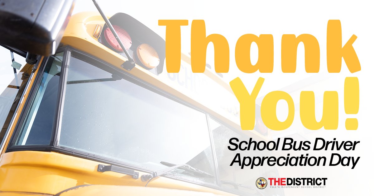 🚌💛 Today we celebrate the heroes behind the wheel—our incredible #THEDISTRICT school bus drivers! From early mornings to the last drop-off of the day, they keep our students safe and on time with care and a smile. Thank you for all you do! #SchoolBusDriverAppreciationDay