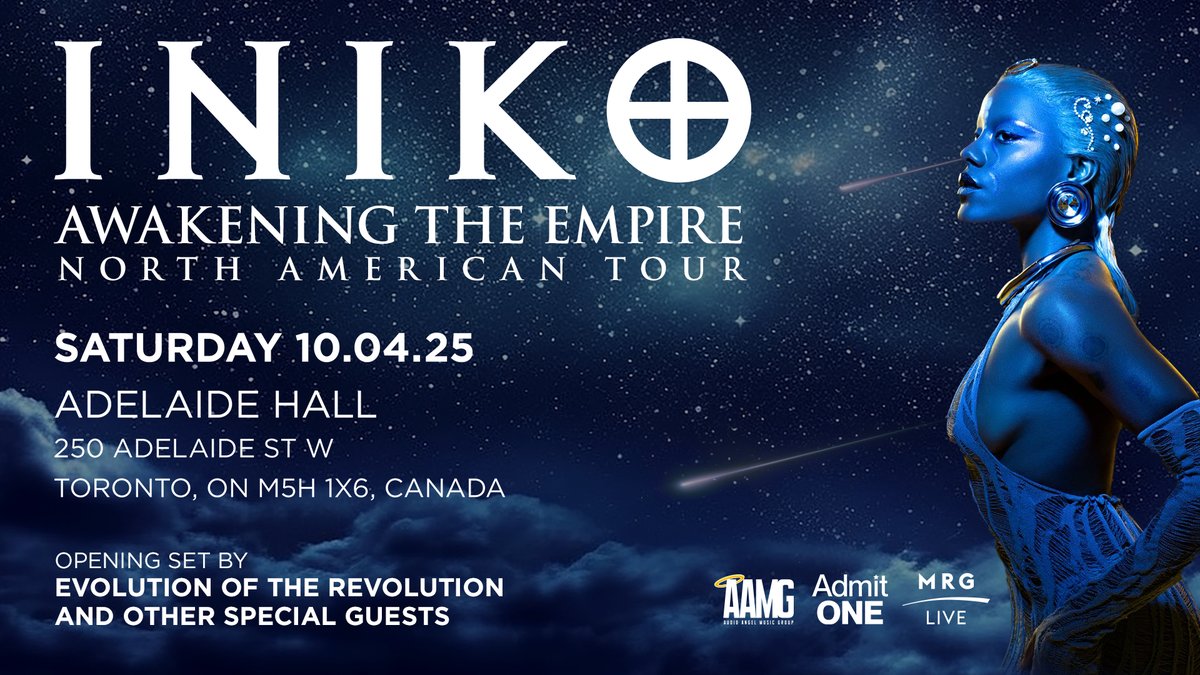 Adelaide Hall (@adelaidehallto) on Twitter photo Catch <a href="/1N1KO/">(they/them)</a> live when they bring their debut project 'The Awakening' to Adelaide Hall this October โจ
Enter below for a chance to win a pair of tickets before they go on sale!
๐: bit.ly/4iuCUgh
Presale | 4/24 at 10AM ET, code: YOSEMITE
On Sale | 4/25 at 10AM ET Catch <a href="/1N1KO/">(they/them)</a> live when they bring their debut project 'The Awakening' to Adelaide Hall this October โจ
Enter below for a chance to win a pair of tickets before they go on sale!
๐: bit.ly/4iuCUgh
Presale | 4/24 at 10AM ET, code: YOSEMITE
On Sale | 4/25 at 10AM ET