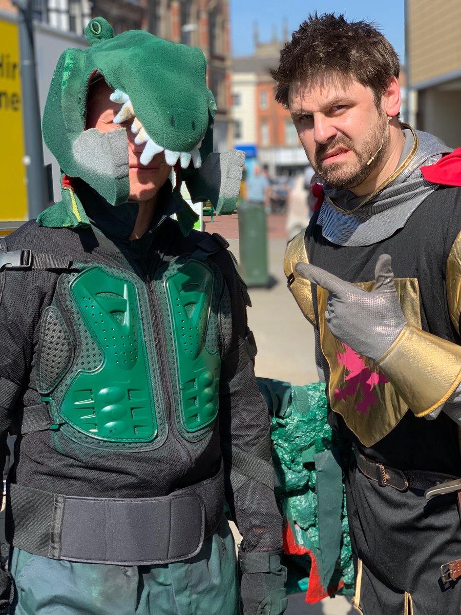 FREE FUN ALERT! 🚨 Don't miss the St. George's Day action in Derby City Centre this weekend! Witness the thrilling Dragon battle, enjoy a puppet show, try medieval crafts and games . Don't miss out join us Sat 26 from 12pm!!

orlo.uk/p2ftu