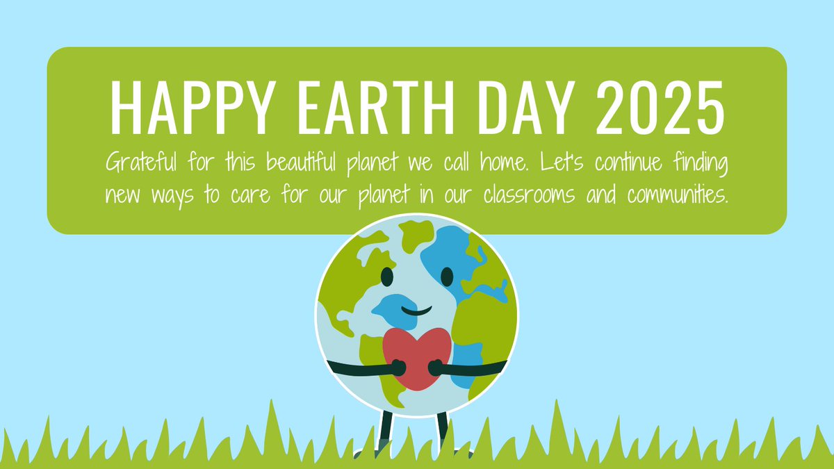 Happy Earth Day! 🌍✨️💚

We’re so thankful for the world around us, and it’s up to all of us to take care of it! Even small steps in our classrooms and communities can make a big difference.⁠
