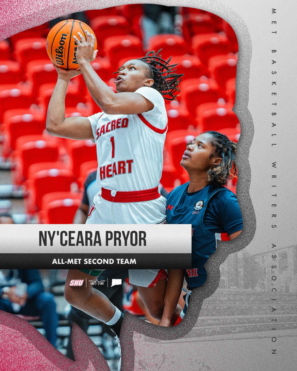 Sacred Heart WBB (@sacredheartwbb) on Twitter photo For the third time in three seasons, Ny'Ceara Pryor was named All-Met by the <a href="/MetBasketballW/">MetBasketballWriters</a> πππ
π°: tinyurl.com/27vbeawm
#WeAreSHU For the third time in three seasons, Ny'Ceara Pryor was named All-Met by the <a href="/MetBasketballW/">MetBasketballWriters</a> πππ
π°: tinyurl.com/27vbeawm
#WeAreSHU