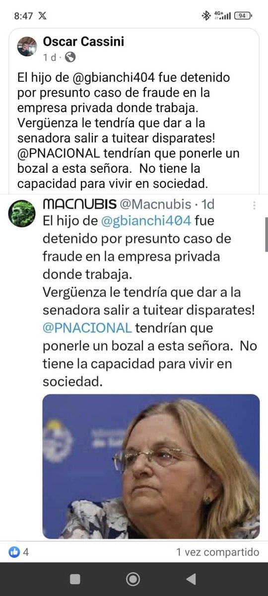gbianchi2020's tweet photo. NOTICIA FALSA : solo LOS  MISERABLES se meten con los hijos. Pasaron todos los límites. https://t.co/nToGh8iqvh