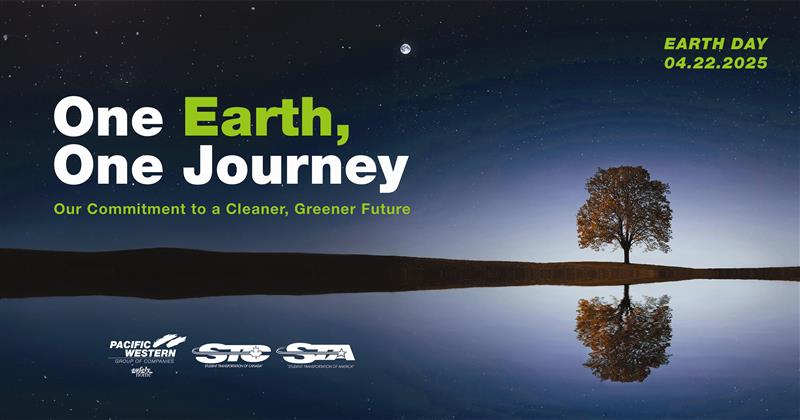 We're committed to moving the world forward—sustainably. From investing in low-emission vehicles to optimizing our routes for fuel efficiency, we're taking steps to reduce our environmental impact.  Let’s keep pushing for cleaner, greener journeys—together.
#SafelyHome #EarthDay