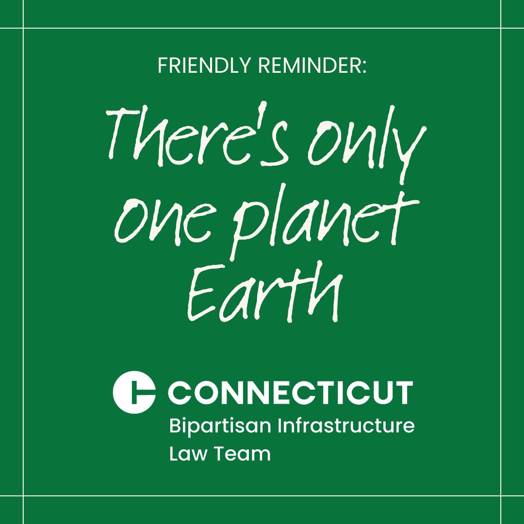 ctbilt's tweet image. Happy #EarthDay! Today, we're celebrating #infrastructure funding for clean water and brownfield remediation in Connecticut. These projects will make a big impact for future generations! ow.ly/bXBf50VFtgZ