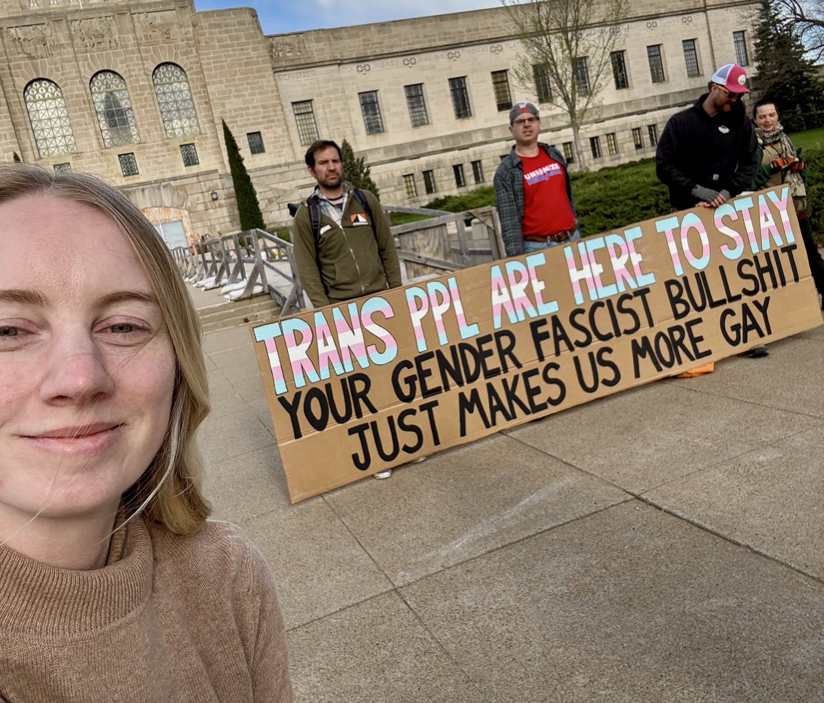 Good morning from your Nebraska Legislature!

We are scheduled to begin the first round of debate on LB89, a bathroom and sports ban, at 3pm today. Tune in, and urge your senator to oppose it. This bill makes no one safer. ❤️🏳️‍⚧️❤️