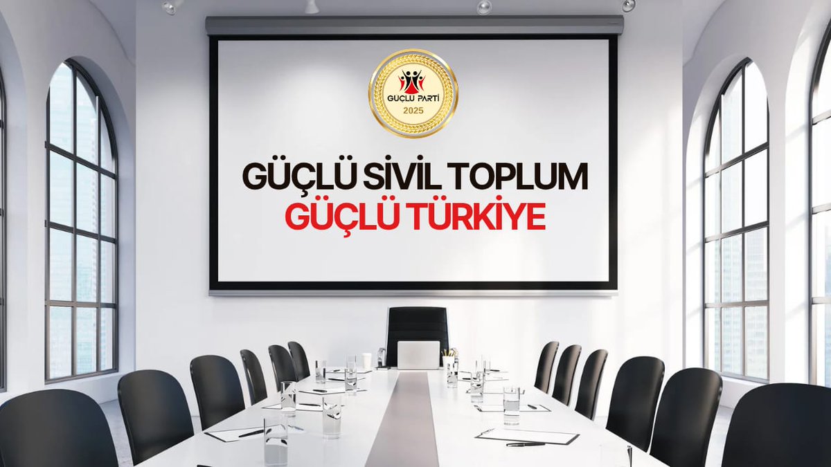 Güçlü Parti olarak sivil toplumla iş birliği içinde çalışacağız. Her sorunu ortak akıl ve istişareyle, birlikte çözeceğiz. Sivil toplumun değerini yükselterek daha güçlü, katılımcı ve çözüm odaklı bir gelecek inşa edeceğiz.

#GüçlüSivilToplum #GüçlüTürkiye