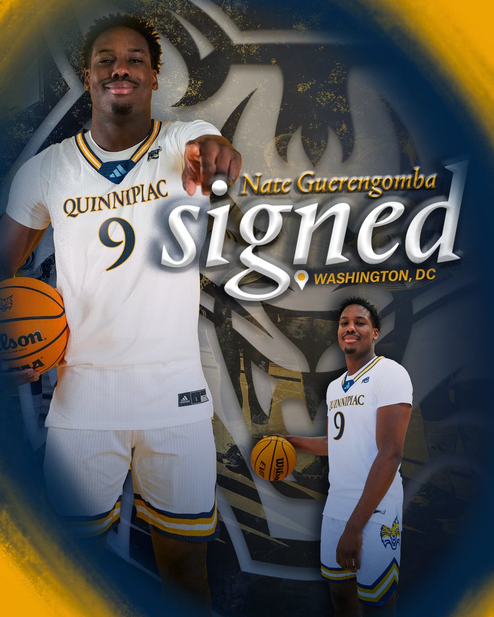 Quinnipiac Men's Basketball (@qu_mbb) on Twitter photo โ๏ธ ๐๐๐๐๐๐ฟ โ <a href="/n8tegg/">Nate Guerengomba</a>
Guerengomba transfers to QU after spending his freshman campaign at UMass.
Welcome to #BobcatNation, Nate! โ๏ธ ๐๐๐๐๐๐ฟ โ <a href="/n8tegg/">Nate Guerengomba</a>
Guerengomba transfers to QU after spending his freshman campaign at UMass.
Welcome to #BobcatNation, Nate!