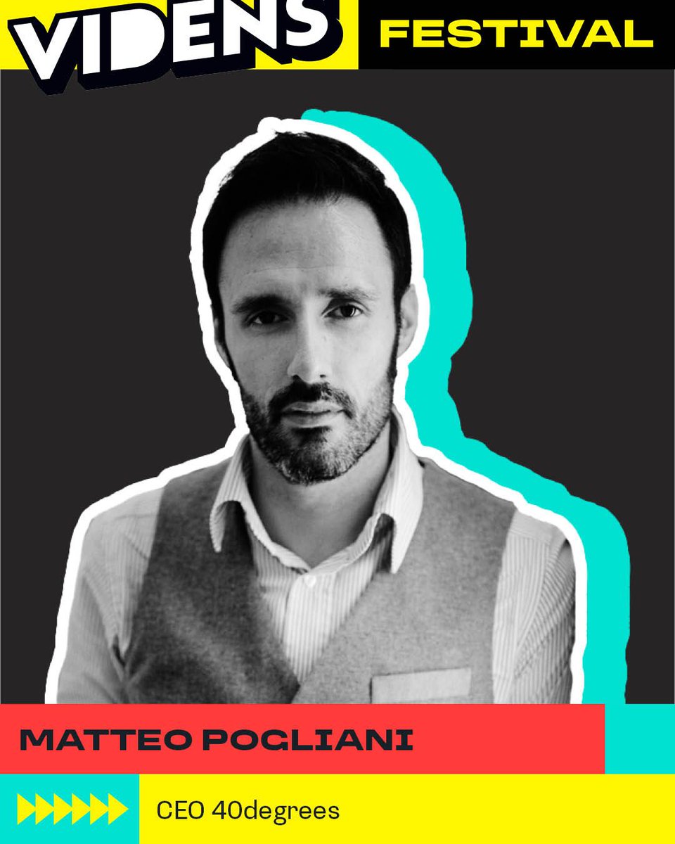 Matteo Pogliani, Partner &amp; Head of Digital di Openbox, sarà sul palco al #VidensFestival il 22-23/05 a #Firenze. 

Da idea di vodcast a evento imperdibile nel mondo della comunicazione. Vieni a scoprire le strategie social che funzionano: festival.videns.it

#Openbox