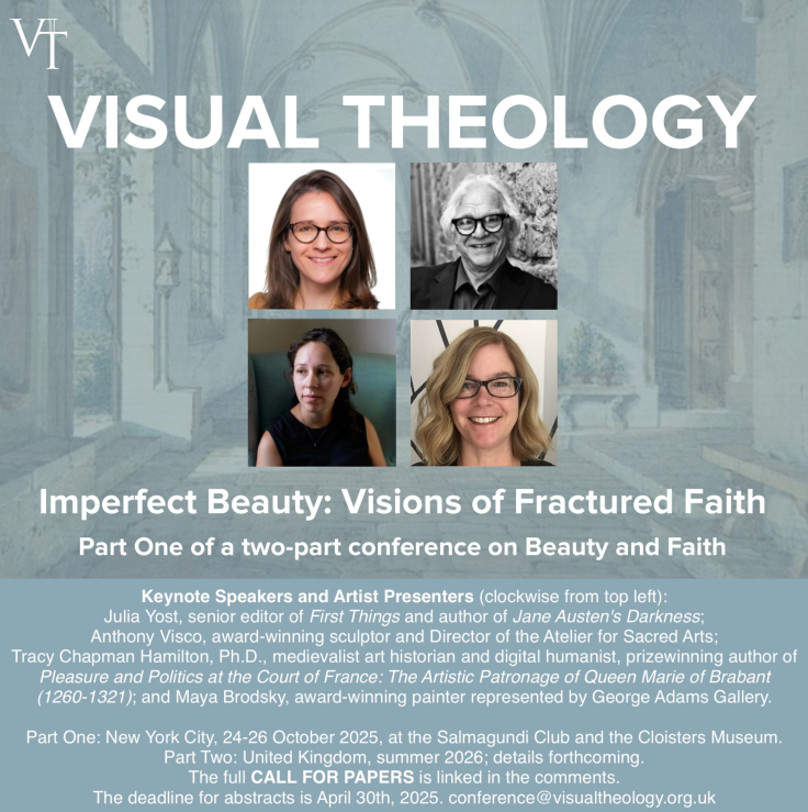 Visual Theology (@visual_theology) on Twitter photo Imperfect Beauty: Visions of Fractured Faith
Meet the <a href="/Visual_Theology/">Visual Theology</a> conference speakers for this October in NYC.
Do come along! Keep eyes open for when tickets will be released. Imperfect Beauty: Visions of Fractured Faith
Meet the <a href="/Visual_Theology/">Visual Theology</a> conference speakers for this October in NYC.
Do come along! Keep eyes open for when tickets will be released.