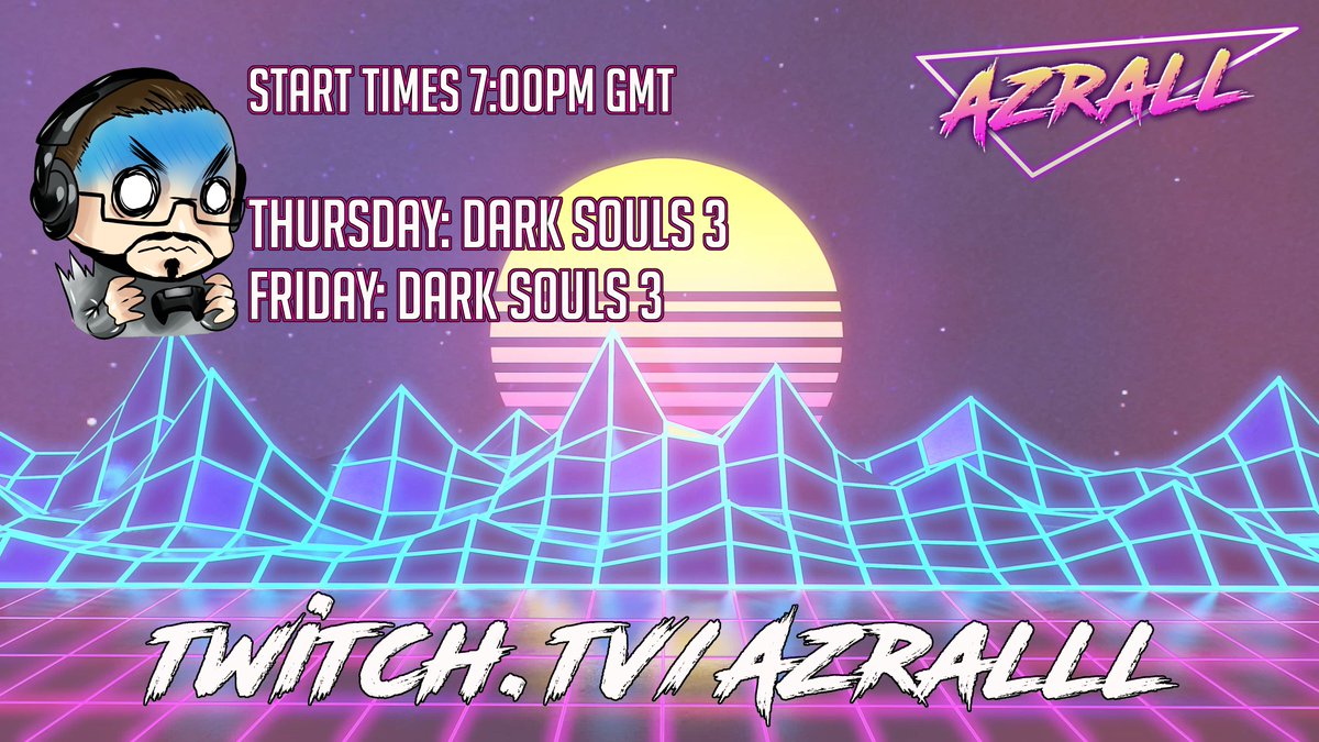 Stream schedule for this week!

See you there for more Dark Souls 3 goodness!

#twitch #DarkSouls3 #soulsborne