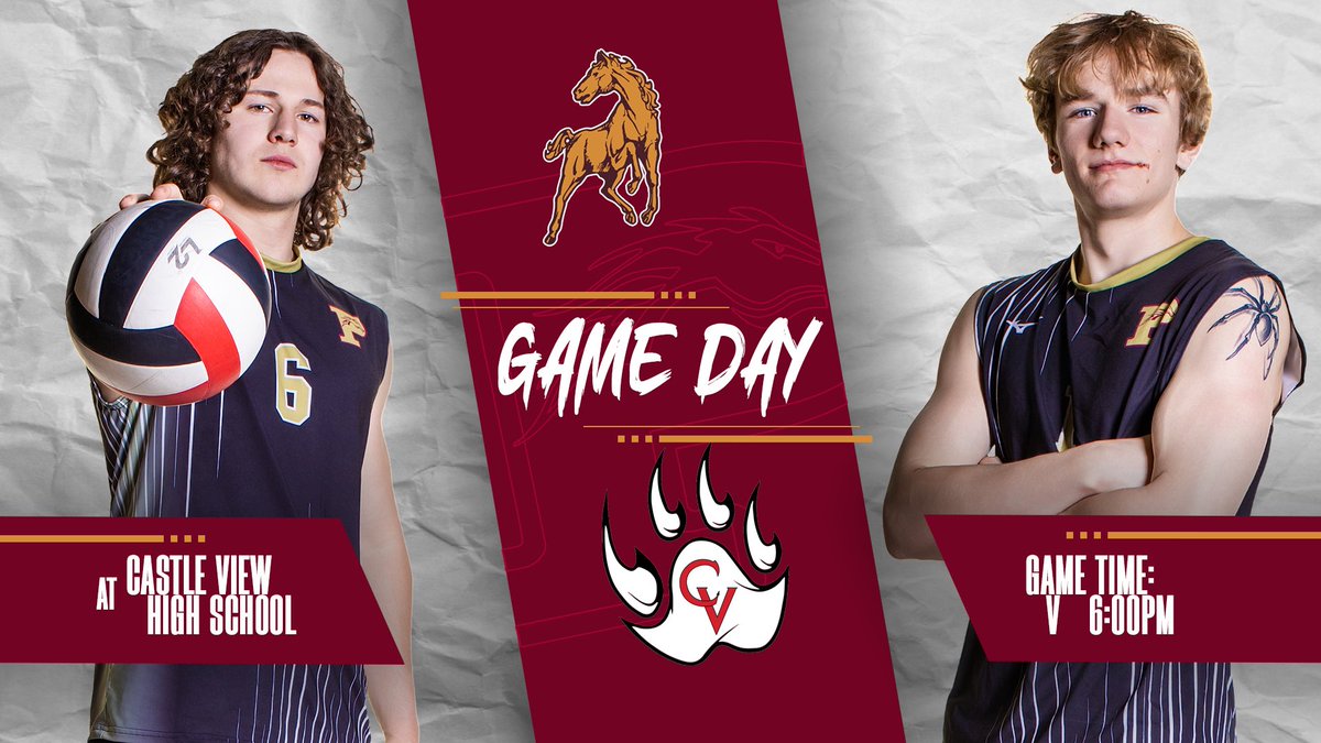 Ponderosa High School Athletic Department (@phsmustangsath) on Twitter photo 🚨🏐Gameday!!!🏐🚨
🆚 Castle View High school
📍Castle View High School
⏰ Varsity: 6:00 pm
#wearepondo <a href="/phsmustangs/">Ponderosa Mustangs</a> <a href="/PondoStangGang/">Pondo Stang Gang</a>
@ponderosa_mustangs @ponderosa_boys_volleyball 🚨🏐Gameday!!!🏐🚨
🆚 Castle View High school
📍Castle View High School
⏰ Varsity: 6:00 pm
#wearepondo <a href="/phsmustangs/">Ponderosa Mustangs</a> <a href="/PondoStangGang/">Pondo Stang Gang</a>
@ponderosa_mustangs @ponderosa_boys_volleyball