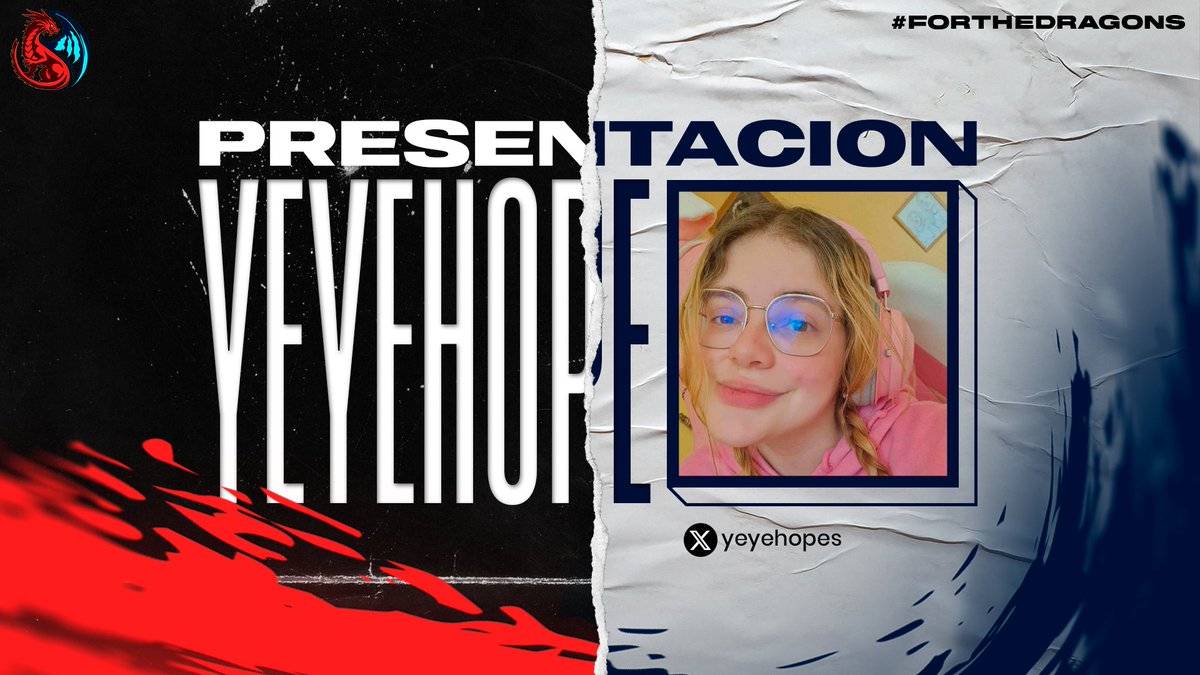DraconianEs's tweet image. 🆕️ | #Embajadora

Tenemos nueva embajadora en la comunidad🥳‼️

Démosle la bienvenida a @yeyeHopes, una crack del gaming que viene a sumar nivel, energía y mucha pasión a esta familia.✨️

¡Prepárense para lo que se viene en la cueva del dragón🐉!

#Draconianes