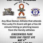Photo by Oak Forest Bengals Baseball (@OFBbaseball)