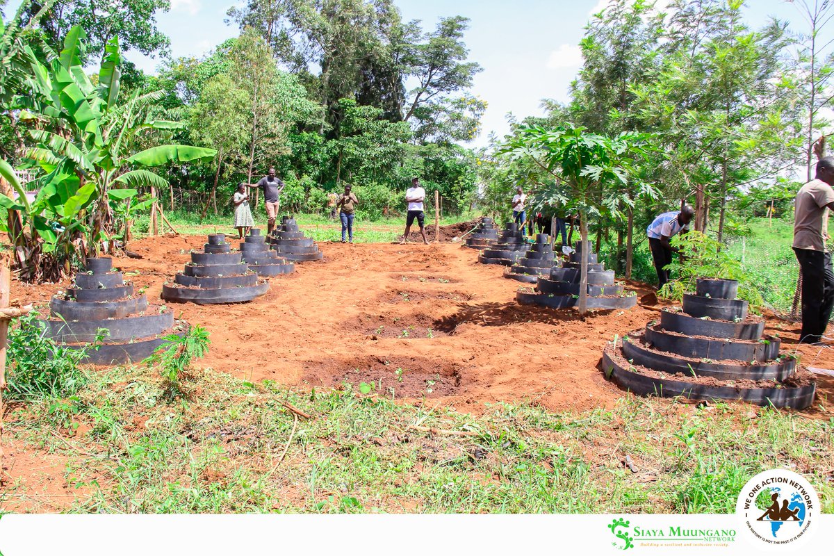 MuunganoCentre's tweet photo. In our phase two of setting up food forest @UmalaVTC, in partnership with @WeOneActionNet2 , we planted kales, spinach &amp; onions; aiming to strengthen school feeding program, student retention in school, promote community learning &amp; boost household nutrition. #SIMUNcares! https://t.co/eQ5GMRsKeY