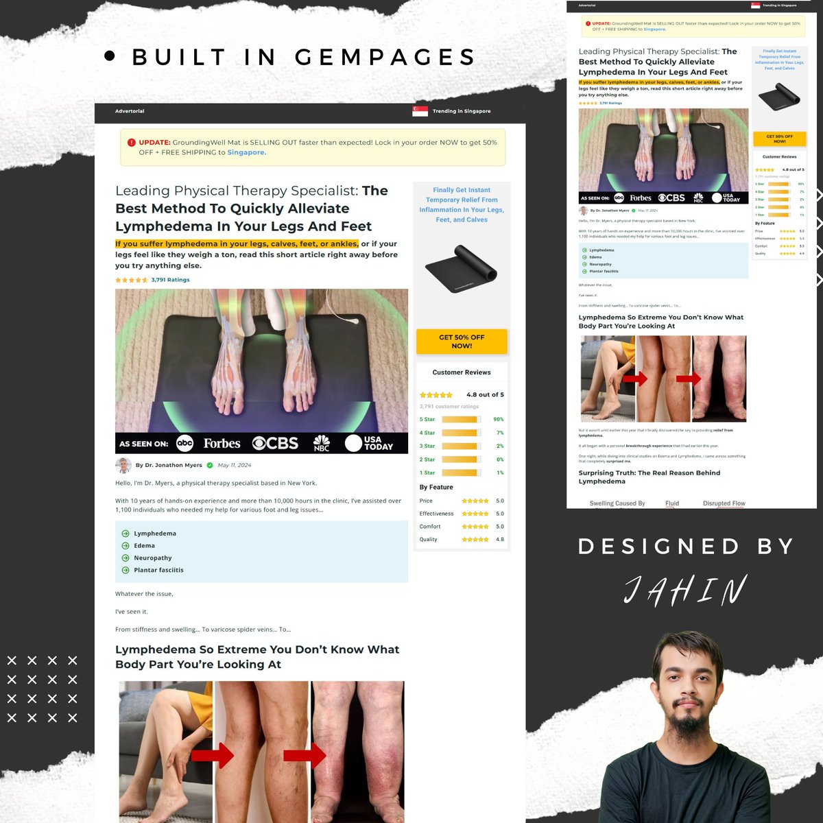 Jahin__Shahriar's tweet photo. Gempages Shopify Advertorial Page Design
✅ Looking for a Shopify Landing Page Expert?
✅ DM to Get Started
#oneproductstore #shopifydropshipping https://t.co/JUipQjnSTD