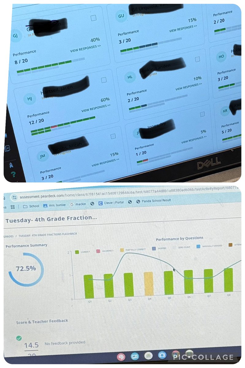 BarkerFinckCrew's tweet image. We love Peardeck! We can see student progress in real time. Students get immediate feedback with explanations from AI! They can track their progress and see what standards they need more practice on! Find ready made assessments! #DataDriven #BigRoomBigGoals #ITeachMath #MathIsFun