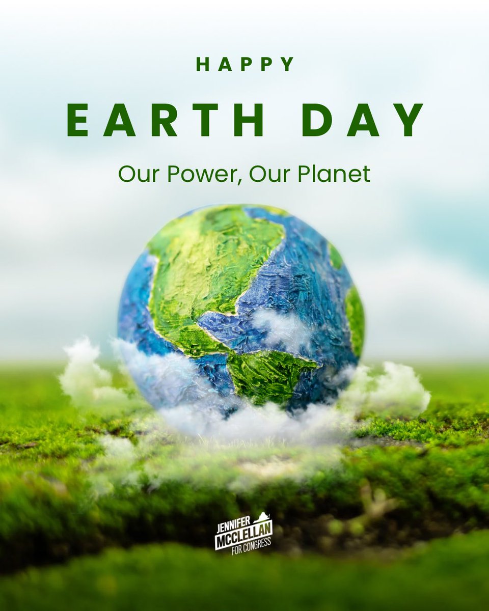 Happy 55th Earth Day! 🌎 

This year’s theme, “Our Power, Our Planet,” focuses on the importance of renewable energy and encourages us to unite behind efforts to triple the generation of clean energy by 2030!