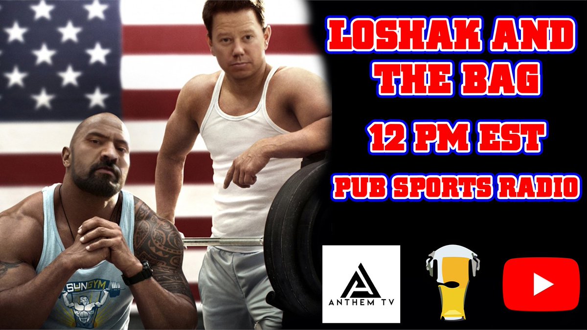 Jimmy the Bag (@jimmythebag) on Twitter photo PROGRAMMING ALERT!
Loshak and the Bag & Betting with the Bag have been pushed back 1hr and will now start at 12pmEST Tue-Fri on <a href="/PubSportsRadio/">Pub Sports Radio ™</a>. <a href="/ploshak/">Peter Loshak</a> & I can't wait to join you today at our new start time. See you soon AND GET THAT CASH. #Lecheria PROGRAMMING ALERT!
Loshak and the Bag & Betting with the Bag have been pushed back 1hr and will now start at 12pmEST Tue-Fri on <a href="/PubSportsRadio/">Pub Sports Radio ™</a>. <a href="/ploshak/">Peter Loshak</a> & I can't wait to join you today at our new start time. See you soon AND GET THAT CASH. #Lecheria