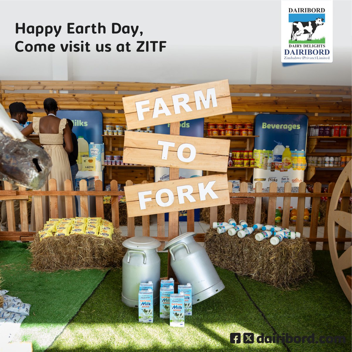 It’s Earth Day and day 2 of ZITF 2025!
Come visit the Dairibord stand under the theme: “Industrialisation: Crafting an Integrated Economic Landscape”.
✔️ Sales shop open
✔️ Vendors stocked
✔️ Ice cream from just 50c 
#ZITF2025 #Dairibord