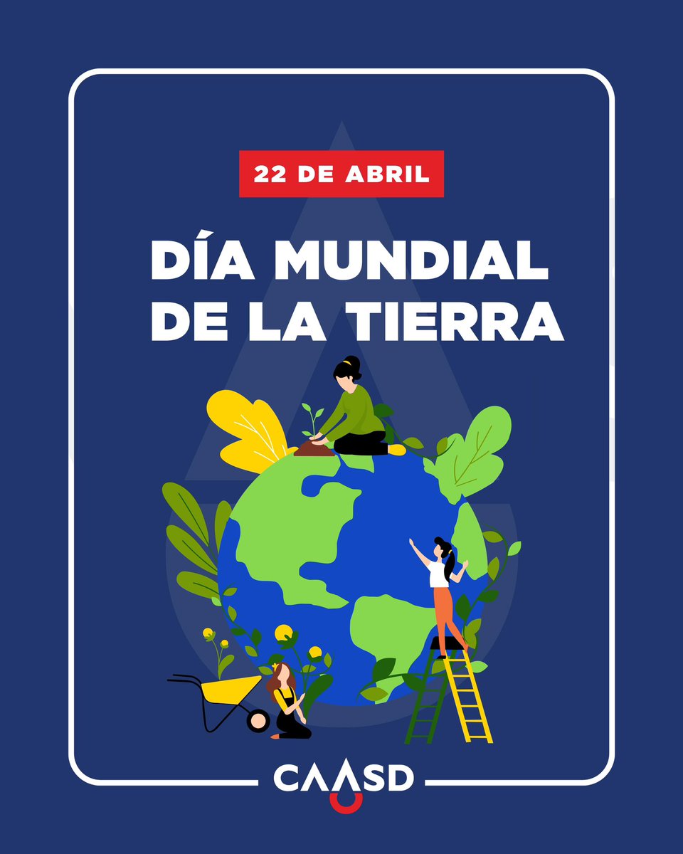Día Mundial de la Tierra 🌍💧🌱

Desde la CAASD reafirmamos nuestro compromiso con la protección del medioambiente y el uso responsable del agua, un recurso esencial para la vida.

Cuidar el agua es cuidar la Tierra.
 
#DíaDeLaTierra #CAASD