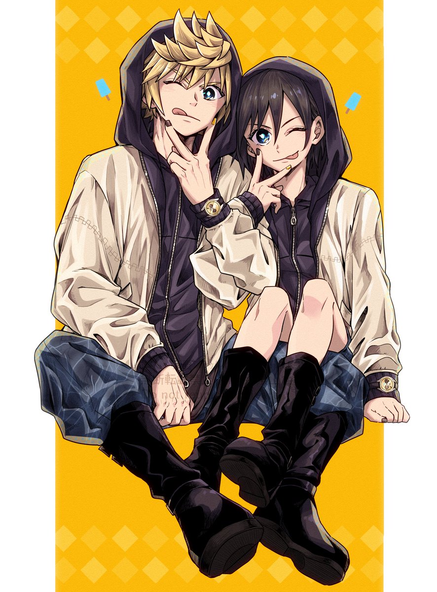 ペアルック六潮👕