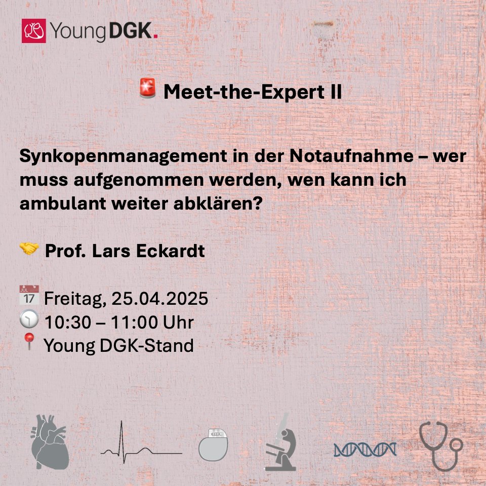 Hannah Billig (@hannah_billig_) on Twitter photo 🚨 Meet-the-Expert: Synkope in der Notaufnahme – wer bleibt, wer kann gehen?
Spannende Diskussion mit Prof. Lars Eckardt!
💬🩺
<a href="/YoungDgk/">Young DGK</a> #DGKJahrestagung <a href="/laura_rottner/">Laura Rottner</a> <a href="/sebFeickert/">Sebastian Feickert</a> <a href="/LuisEichelmann/">Luis Eichelmann 🇪🇺</a> <a href="/BerkanKurtMD/">Berkan Kurt</a> 🚨 Meet-the-Expert: Synkope in der Notaufnahme – wer bleibt, wer kann gehen?
Spannende Diskussion mit Prof. Lars Eckardt!
💬🩺
<a href="/YoungDgk/">Young DGK</a> #DGKJahrestagung <a href="/laura_rottner/">Laura Rottner</a> <a href="/sebFeickert/">Sebastian Feickert</a> <a href="/LuisEichelmann/">Luis Eichelmann 🇪🇺</a> <a href="/BerkanKurtMD/">Berkan Kurt</a>