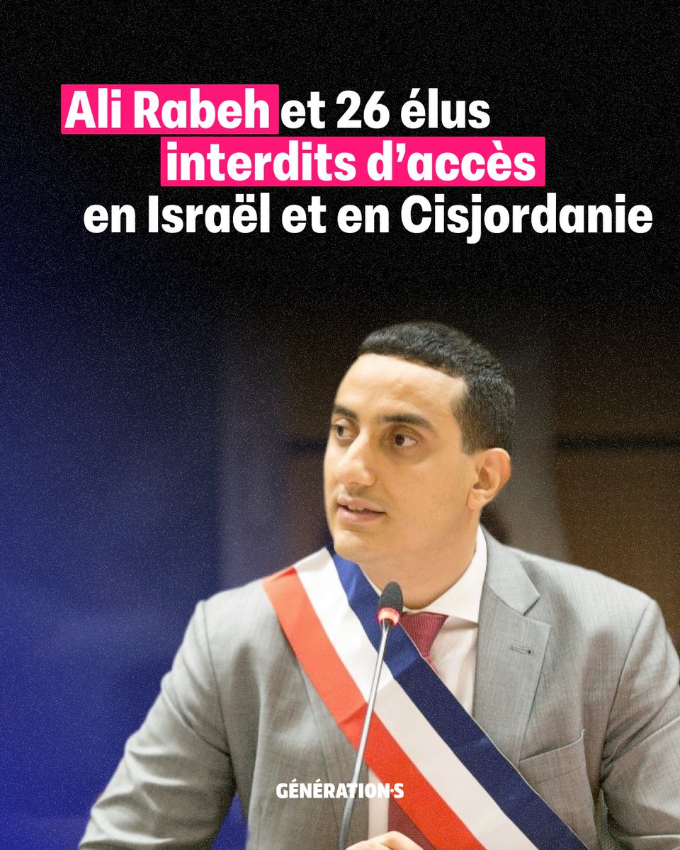 Notre coordinateur national et maire de Trappes, <a href="/alirabeh/">Ali Rabeh</a> a été interdit d'accès en Israël et en Cisjordanie, 48h avant son arrivée.  

Il était invité, avec 26 autres élus de gauche, par le Consulat français à Jérusalem.  

Netanyahu à l'oeuvre pour continuer son génocide loin