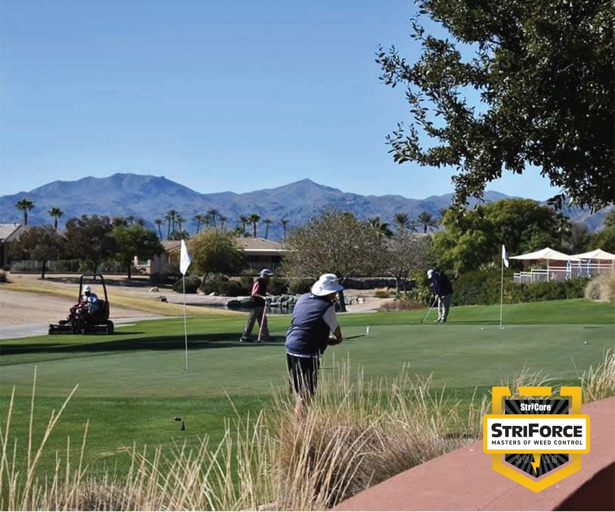 Introducing StriForce Master, David Bergstrom. Since 2002, he’s overseen turf operations at The Grand in Surprise, AZ.

This May, David and his team will apply StriCore as part of their proactive pre-emergent weed control strategy—another step in delivering results you can see.