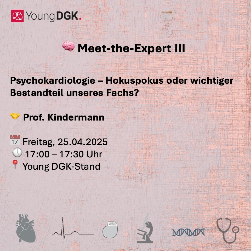 Hannah Billig (@hannah_billig_) on Twitter photo 🧠 Meet-the-Expert: Psychokardiologie - wir reden offen über ein unterschätztes Thema unseres Fachs
🧘♀️🫀
<a href="/YoungDgk/">Young DGK</a> #DGKJahrestagung <a href="/laura_rottner/">Laura Rottner</a> <a href="/LuisEichelmann/">Luis Eichelmann 🇪🇺</a> <a href="/JTennigkeit/">Johanna Tennigkeit</a> <a href="/Franzi_Koppe/">Franziska Koppe-Schmeißer</a> 🧠 Meet-the-Expert: Psychokardiologie - wir reden offen über ein unterschätztes Thema unseres Fachs
🧘♀️🫀
<a href="/YoungDgk/">Young DGK</a> #DGKJahrestagung <a href="/laura_rottner/">Laura Rottner</a> <a href="/LuisEichelmann/">Luis Eichelmann 🇪🇺</a> <a href="/JTennigkeit/">Johanna Tennigkeit</a> <a href="/Franzi_Koppe/">Franziska Koppe-Schmeißer</a>
