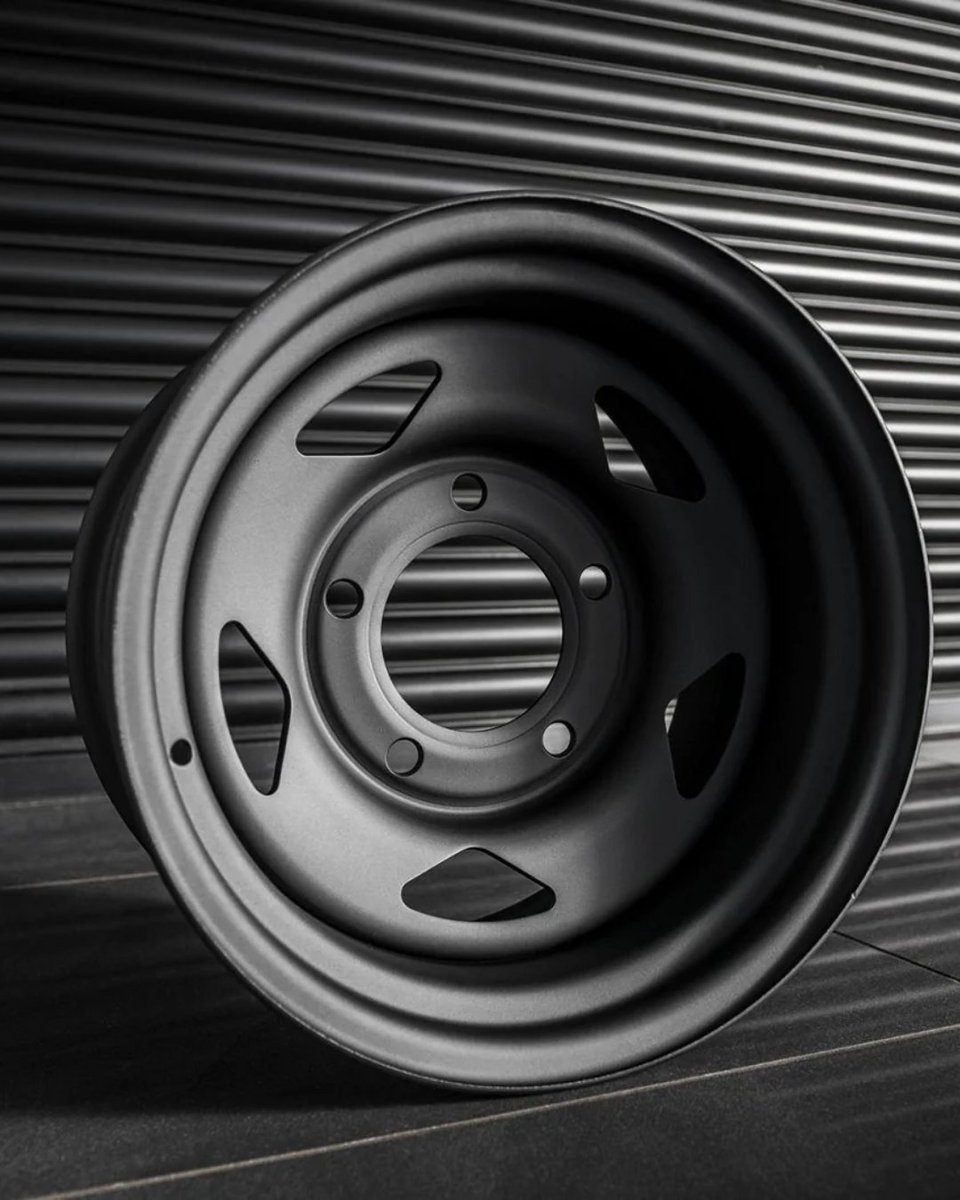 Land Rover Defender (1991–2016) 1947 Heritage Steel Wheels

Size: 9x16" | Colour: Matte Black
Vehicle Fitment: Land Rover Defender 90 &amp; 110 (1991–2016)

See more: projectkahn.com/products/land-…

Copyright Design by KAHN®

#LandRoverDefender #DefenderHeritage #HeritageWheels #SteelWheels