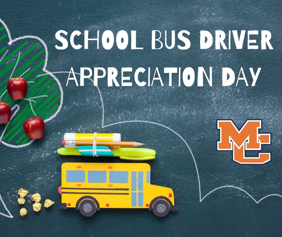 Today, we celebrate and thank all of our dedicated bus drivers who get our students to and from school safely every day!