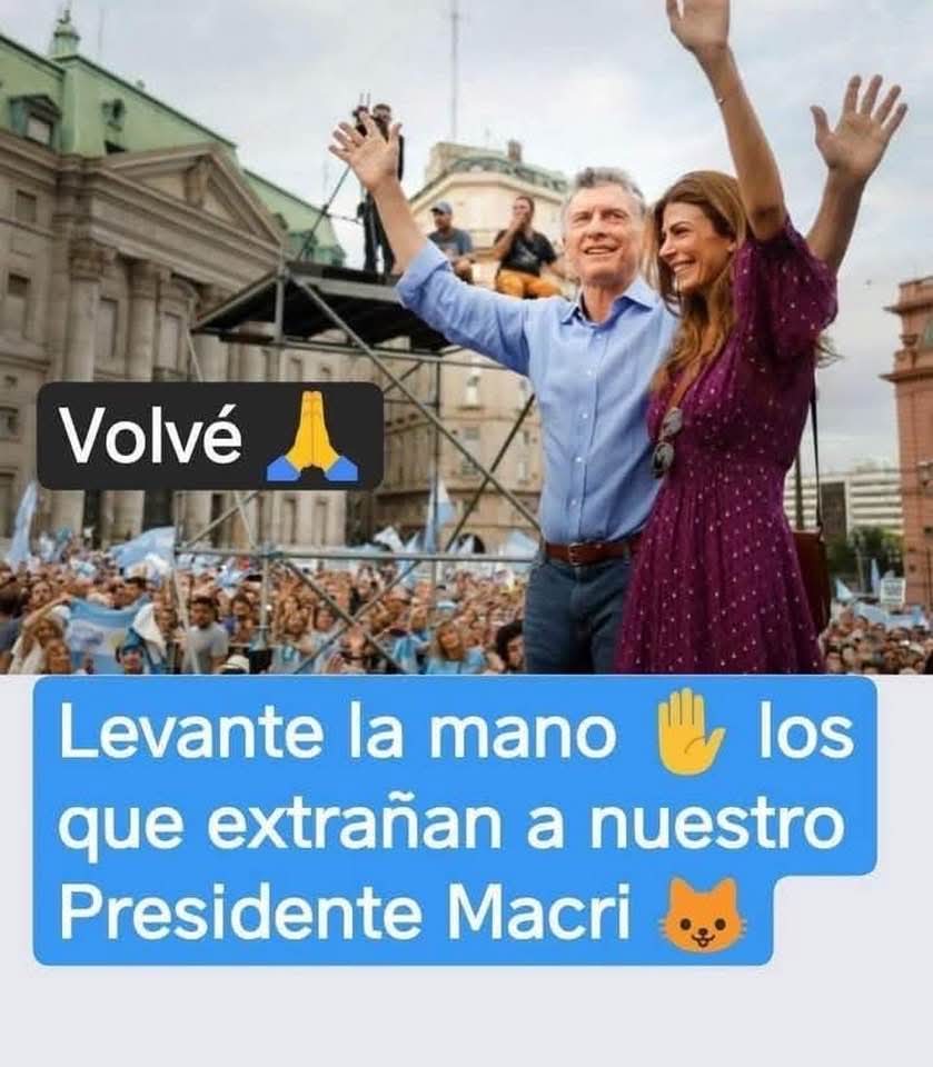 Vivir_y_gozar's tweet image. Nuestros tiempos felices!
MACRI convocaba sin choris... 
Qué ganas de volver a estos días!
#VotoPRO y ahora mas que nunca porque #CABAesPRO y tiene el mejor #EquipoPRO! 💛