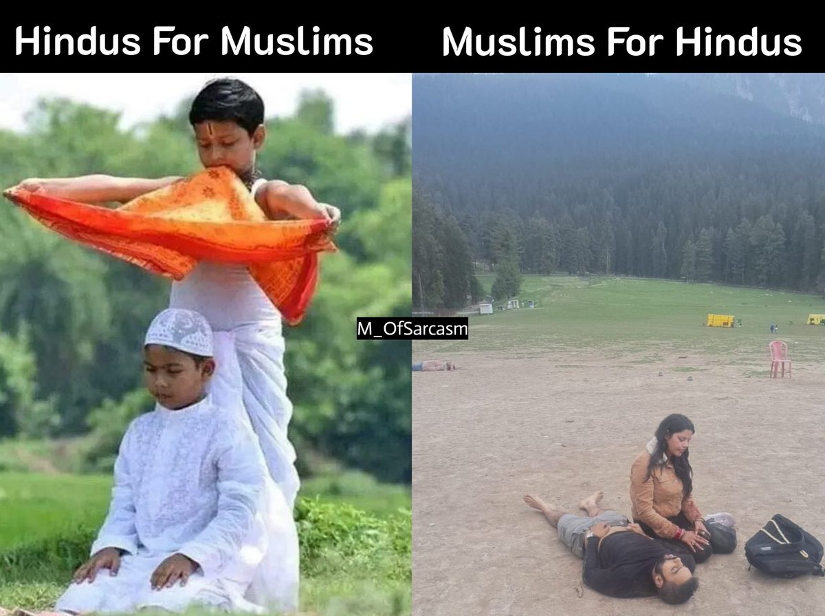 Hindus' one sided love for Muslims  will be the reason for our downfall.
#Pahalgam