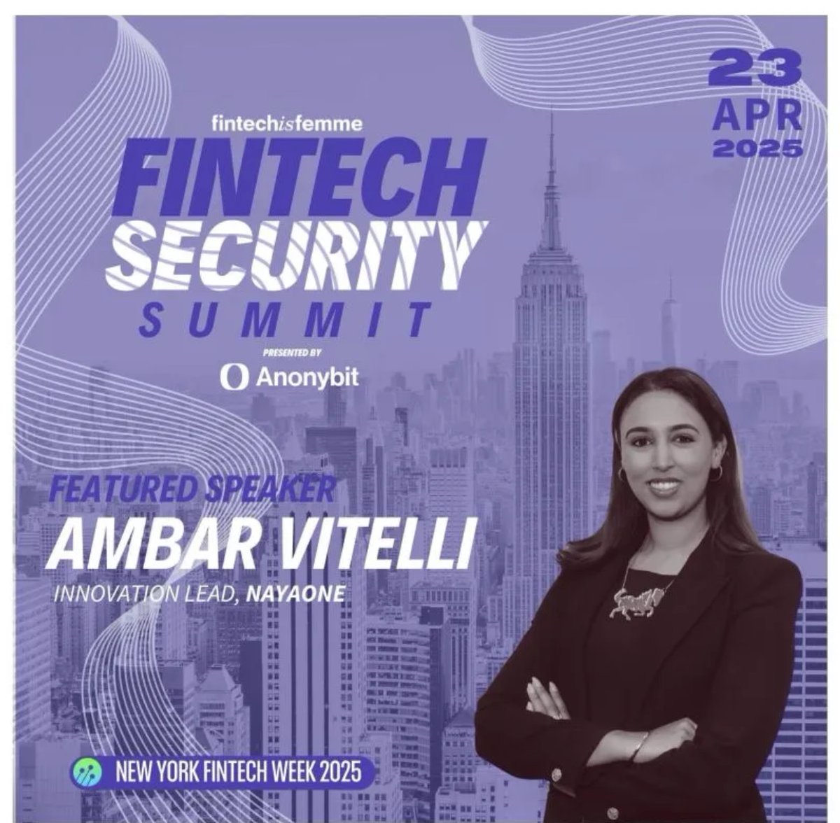 Naya_One's tweet image. Fraud’s rising, but vendor delivery stalls progress. 

Join @Naya_One&apos;s  Ambar Vitelli at #NYFintechWeek to explore how banks can turn roadmaps into real solutions. 

#FintechSecuritySummit #NYFintechWeek #fraud #technologyadoption #bankingfraud #NYFTW