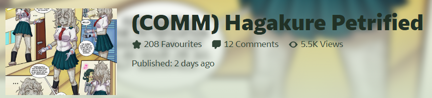 HOLYYY! You guys reeeally like Hagakure petrified.
We've reached the 300 likes here on Twitter, and 200 on Pixiv and DA too!

Thanks lads, happy to see the love you gave to the artwork ☺️