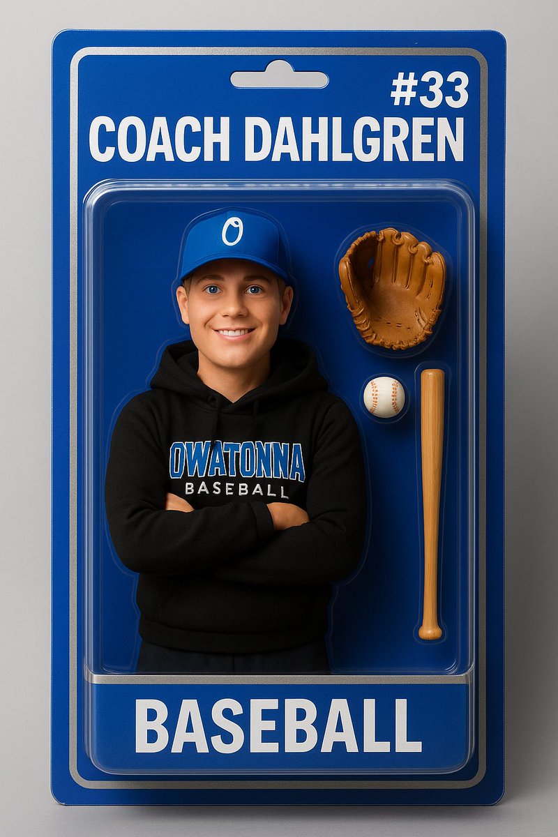 OTownBaseball's tweet photo. We were one Game Day Graphic short , so we had to get creative. Pittsburgh Pirates had a line around the park for the Skenes’ Bobblehead so . . . we will give these away to the first 1,000 fans today. OHS vs Faribault at 5 pm at Dartts Park. Let’s go! https://t.co/eVWUoFqDdD