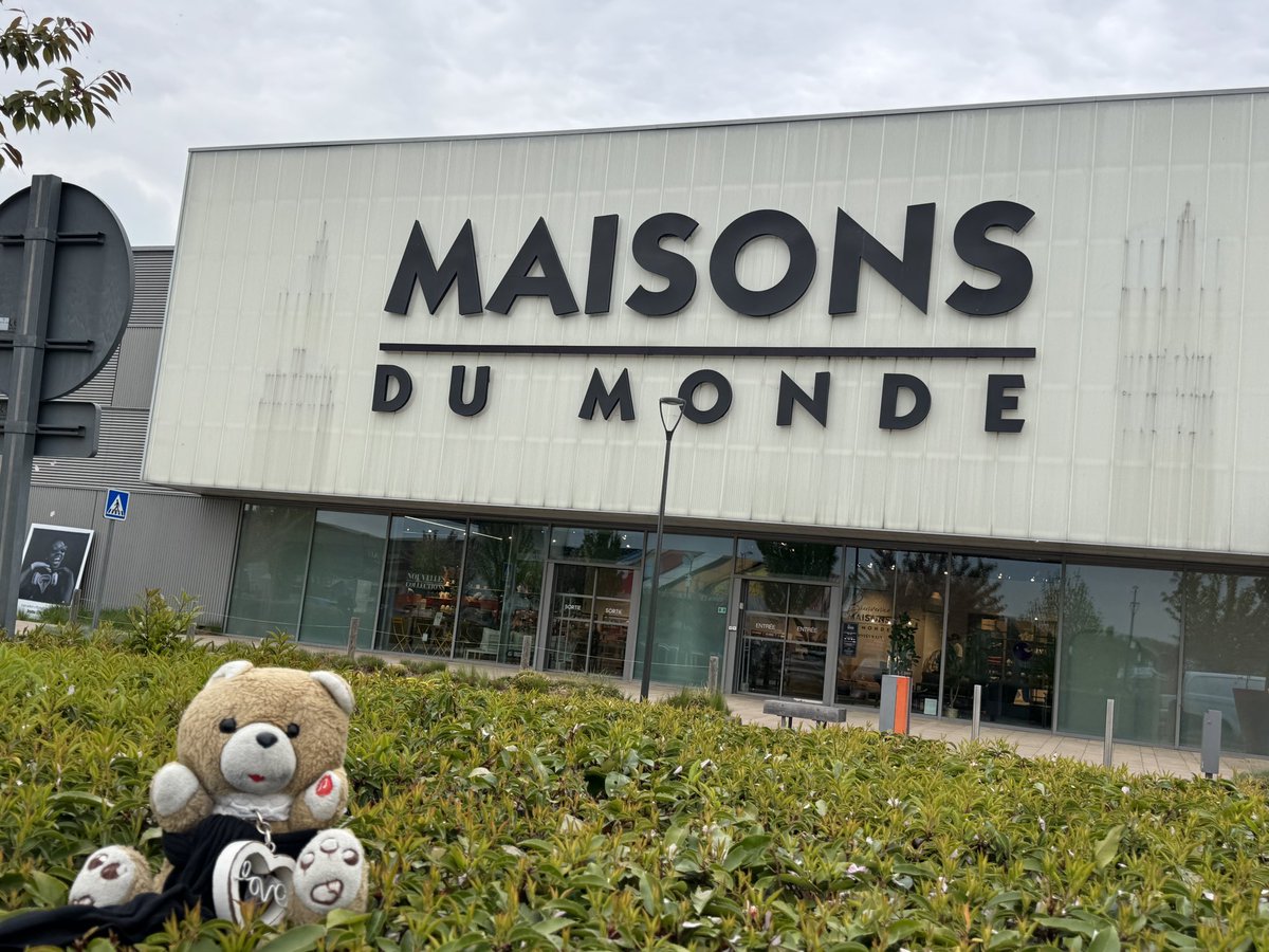 Dauvers70's tweet photo. #BBTed en vadrouille à Montévrain (77) pour découvrir le nouveau concept Maisons du Monde. À suivre en 📽️…
1er plantigrade sur l’info-retail 🤩 https://t.co/x4DrzzoiJY