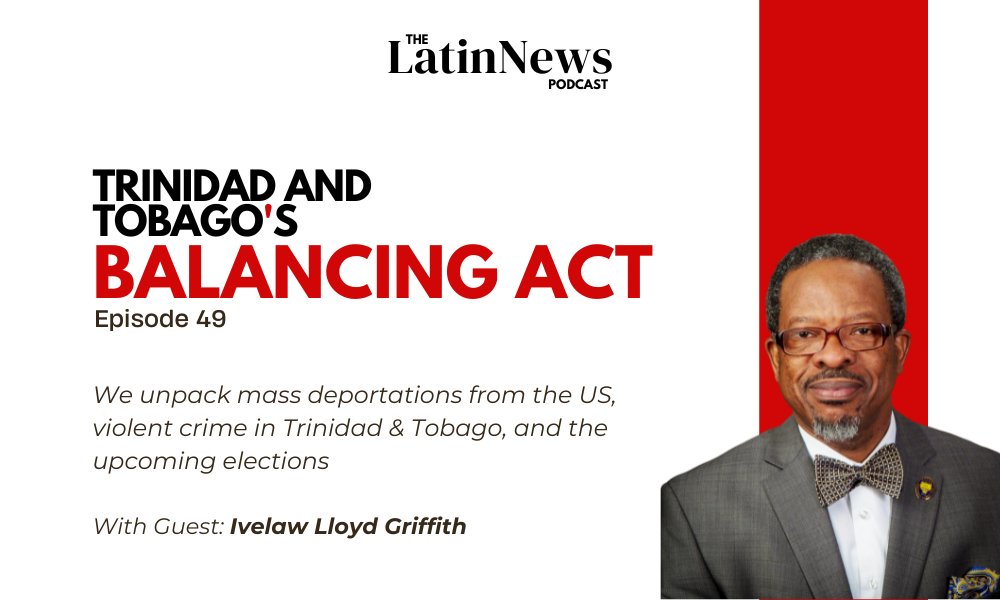 On this week’s #LatinNewsPodcast:

We unpack mass deportations from the US, violent crime in Trinidad &amp; Tobago, and the upcoming elections — with expert insight from Ivelaw Lloyd Griffith.

🎧 Full episode: bit.ly/4itXmh8

#CaribbeanPolitics #TrinidadAndTobago
