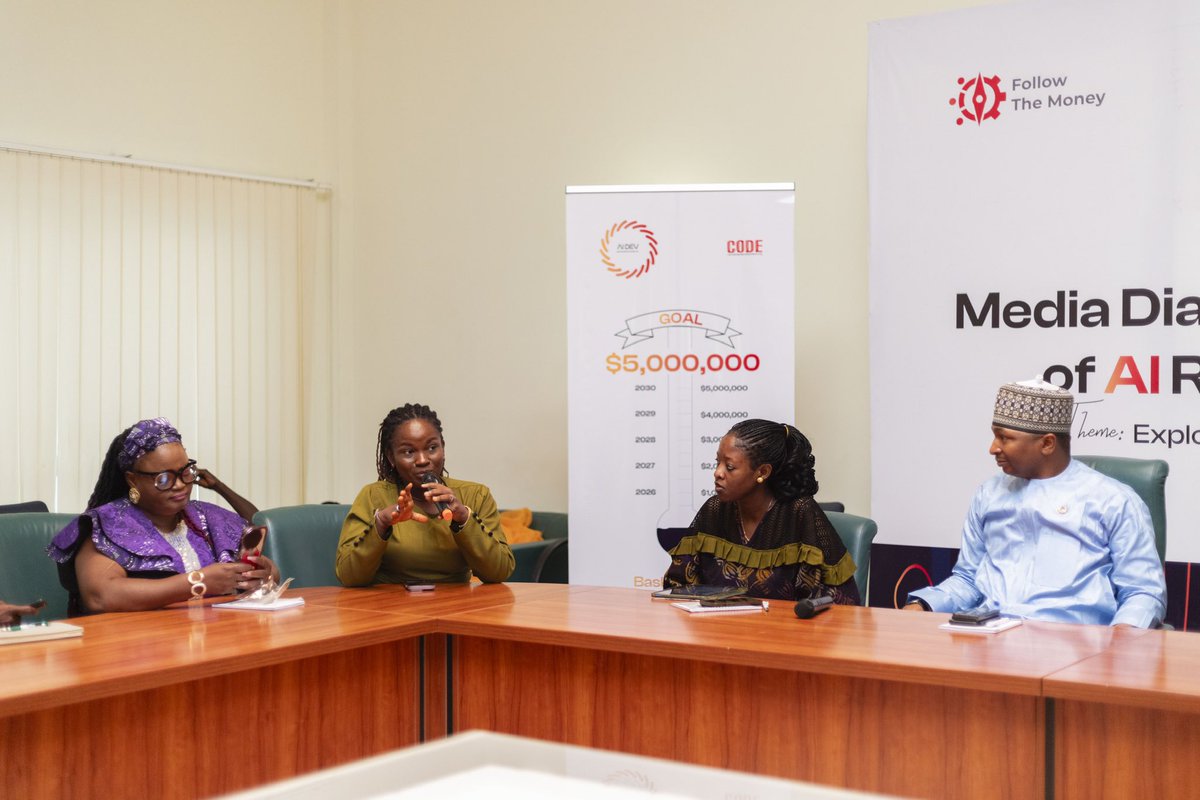 Connected_dev's tweet image. 2. Time frame of disbursement: 5years (2025-2030) $1M each for every year

3. Who is eligible: Nigerian Journalists ONLY for now

#CODEAImpactNG #AI4Good #AI4Development #AIInNigeria