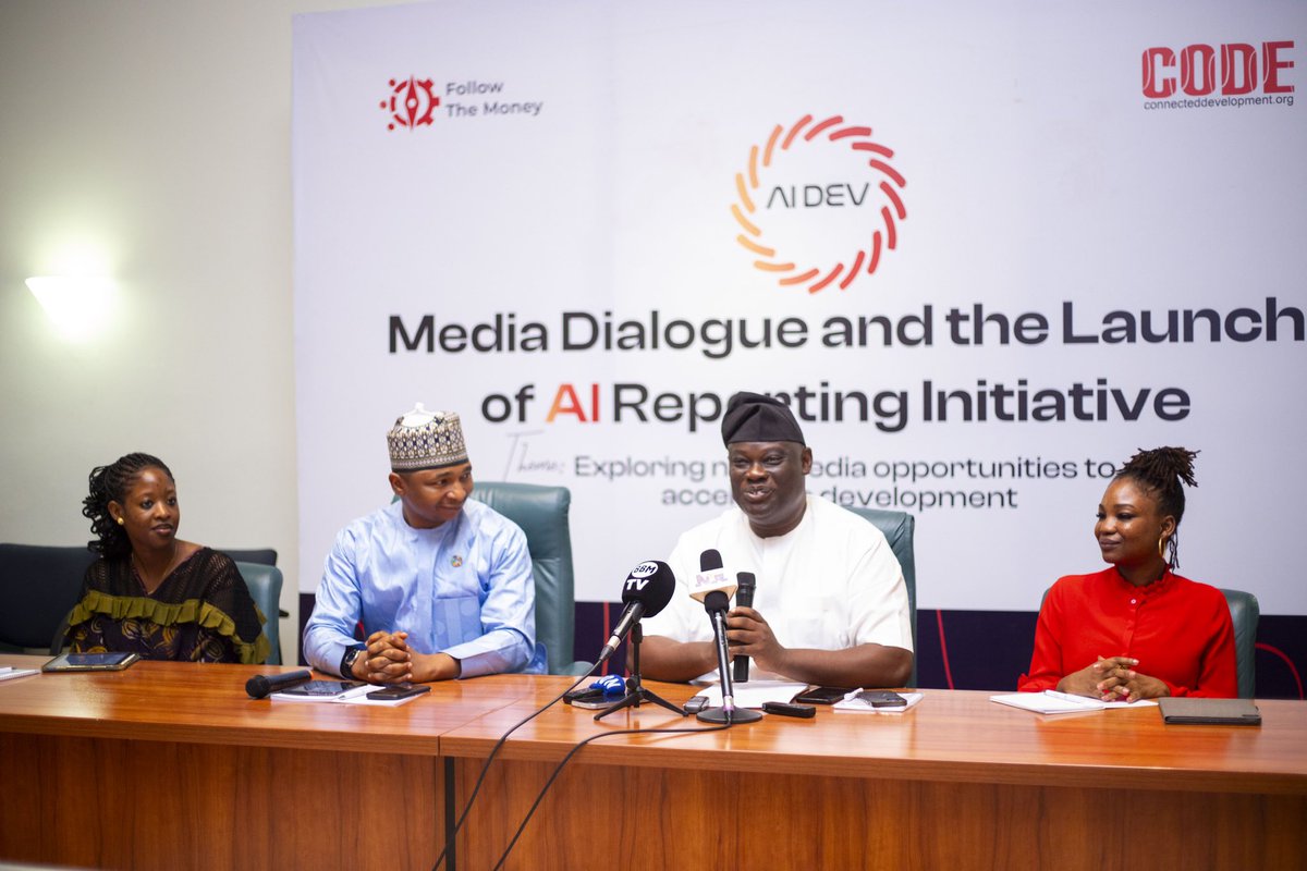 Connected_dev's tweet image. 2. Time frame of disbursement: 5years (2025-2030) $1M each for every year

3. Who is eligible: Nigerian Journalists ONLY for now

#CODEAImpactNG #AI4Good #AI4Development #AIInNigeria