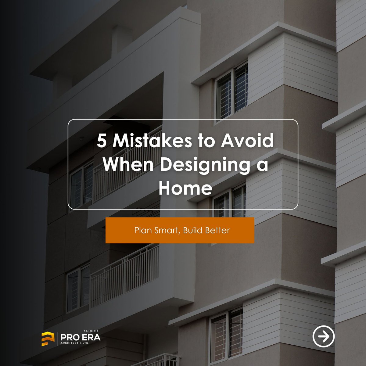 proeraarchitect's tweet image. Designing your dream home?
Avoid these 5 common mistakes that could cost you time and money!

#HomeDesign #ArchitectureTips #ProEraArchitects #DreamHome #DesignMistakes