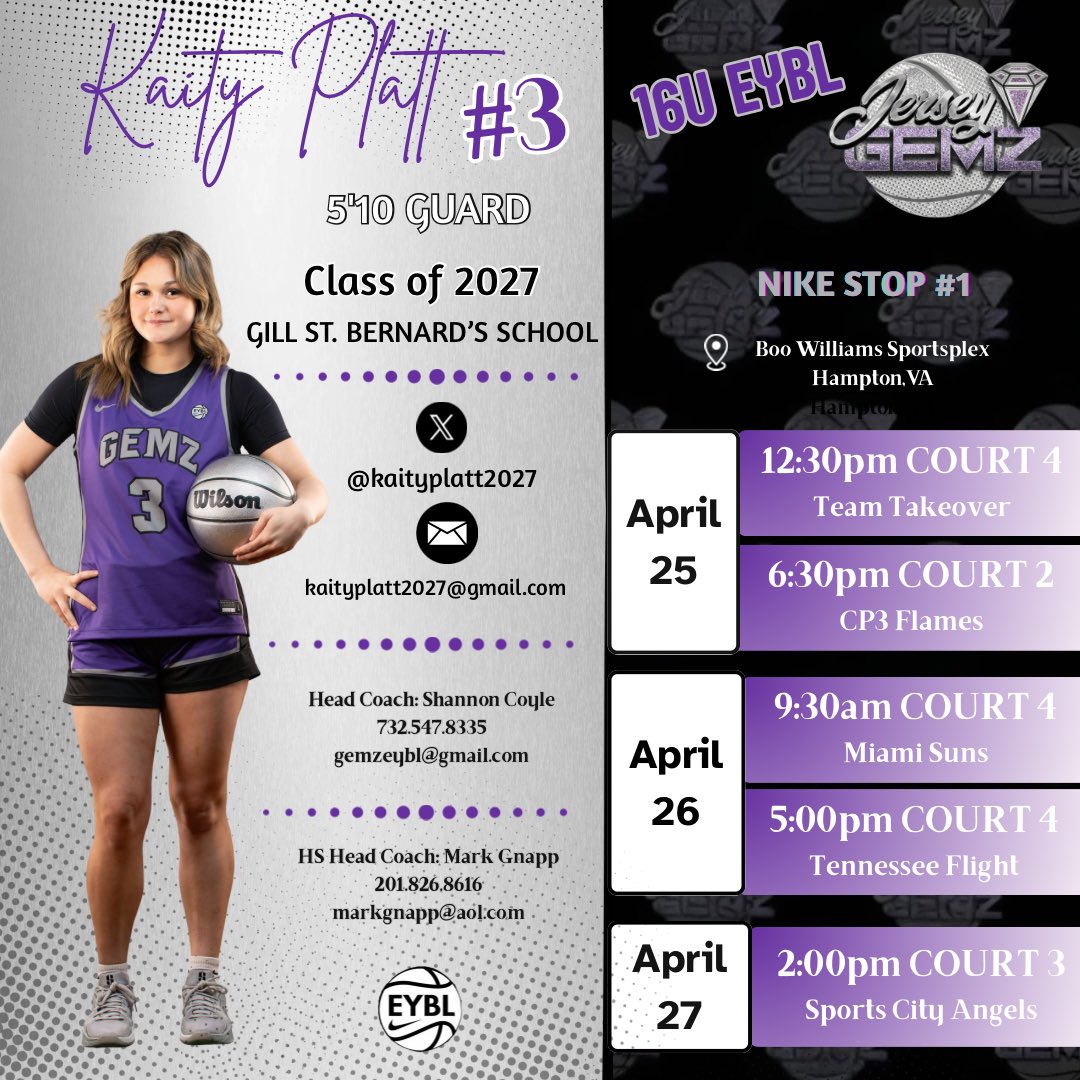 Kaitlyn Platt (@kaityplatt2027) on Twitter photo The weekend can’t come soon enough! Come 👀 me & my team! Let’s go! 💎 <a href="/Jersey_gemz/">Jersey Gemz</a> <a href="/ShannonCoyle32/">Shannon Coyle</a> <a href="/kristensomogyi/">kristen somogyi</a> <a href="/GSB_WBB/">Knights WBB</a> <a href="/emb_nj/">EMB_NJ</a> The weekend can’t come soon enough! Come 👀 me & my team! Let’s go! 💎 <a href="/Jersey_gemz/">Jersey Gemz</a> <a href="/ShannonCoyle32/">Shannon Coyle</a> <a href="/kristensomogyi/">kristen somogyi</a> <a href="/GSB_WBB/">Knights WBB</a> <a href="/emb_nj/">EMB_NJ</a>