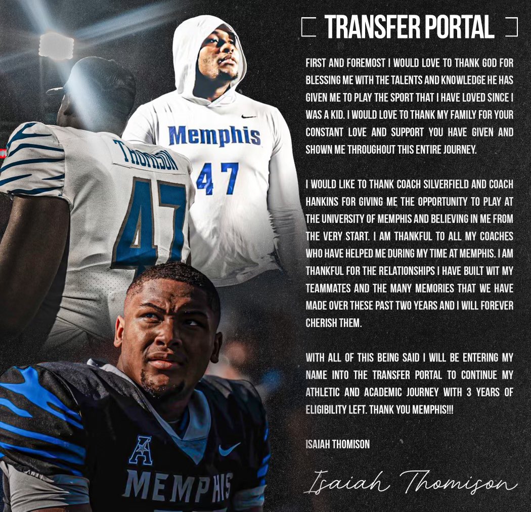 Thank you Memphis💙! New Chapter.