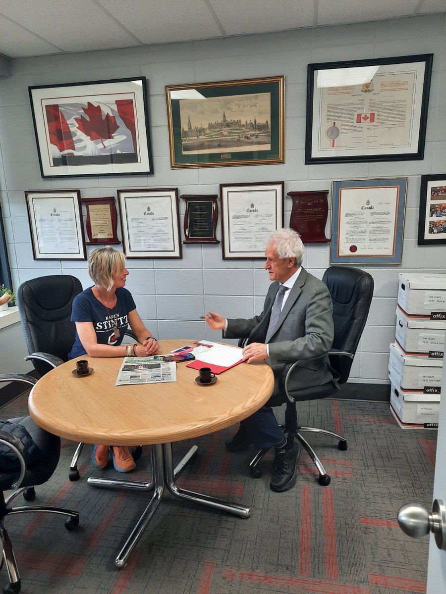 Thank you Joe Volpe for a great conversation. Looking forward to the article in the Corriere Canadese. Appreciated your wisdom as our former Liberal MP and Minister in Eglinton-Lawrence.