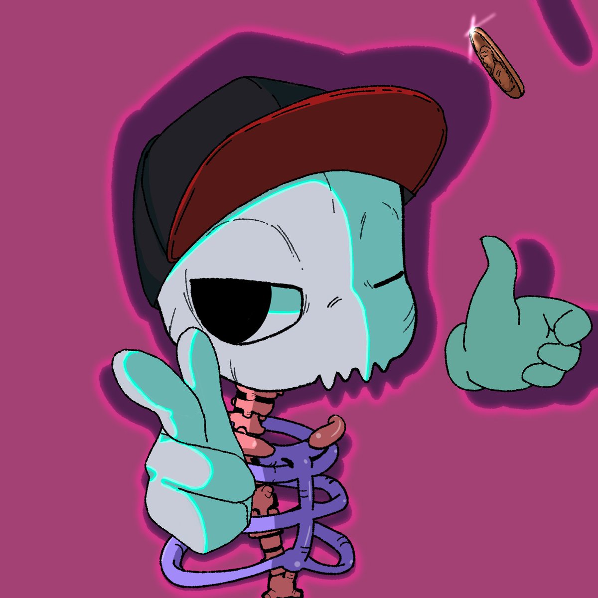 YAMADA SKULL💀💀

A future where we toss a one cent coin to decide shouldn't be too bad.

#illustration #イラスト #xrpcafe #japamxrpcommunity