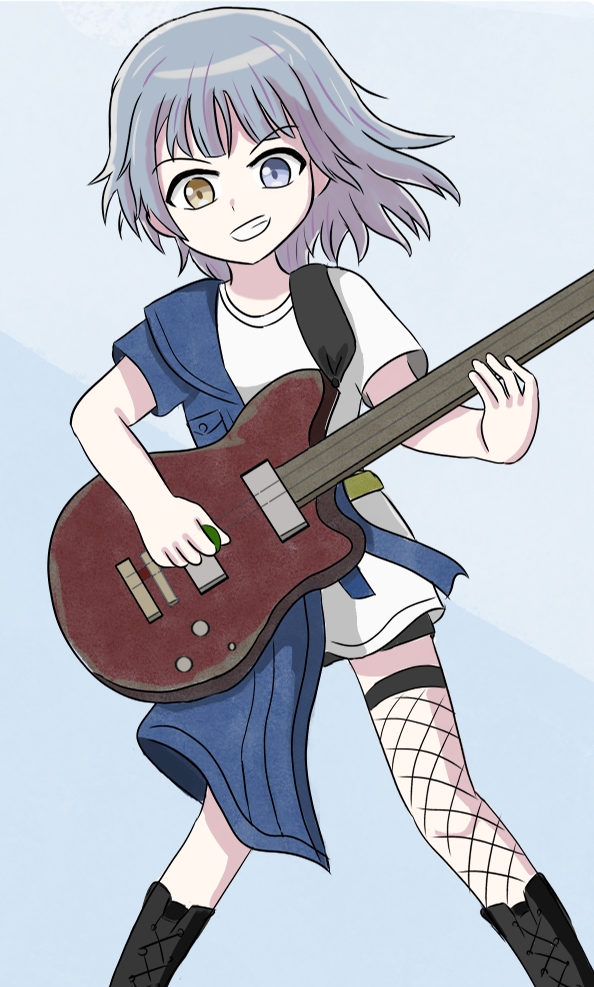 akise6800's tweet photo. 今更ですがAve Mujica13話ライブの楽奈ちゃんカッコイイ
#AveMujica #MyGO https://t.co/Kxd5SsIVfm