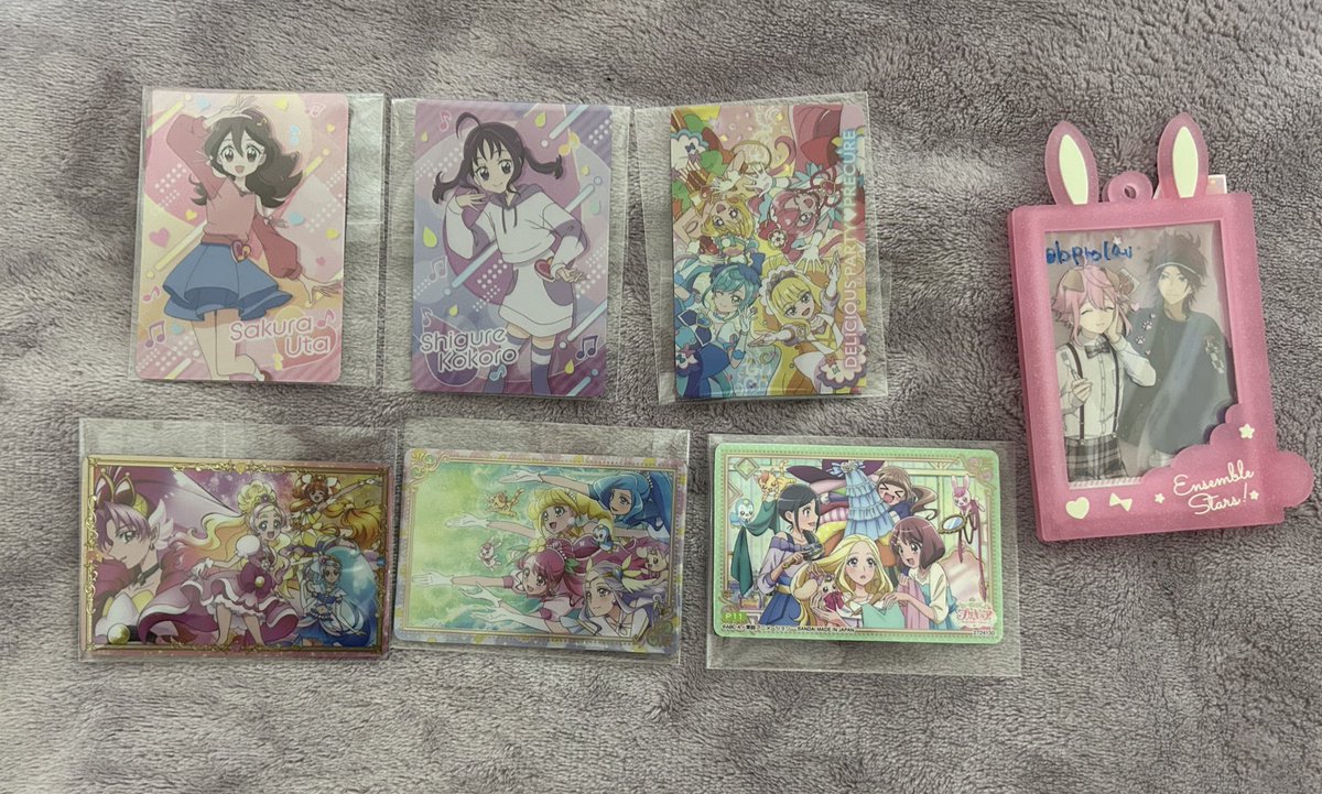 【交換･譲渡】 プリキュア わんだふるぷりきゅあ キラキラカードグミ プリキュアウエハース ウエハース プリキュアカードウエハース

譲　画像

求　同異種こむぎ、キュアワンダフル

郵送交換2枚〜のみ
HRはHRワンダフルまたはHRニャミーとの交換